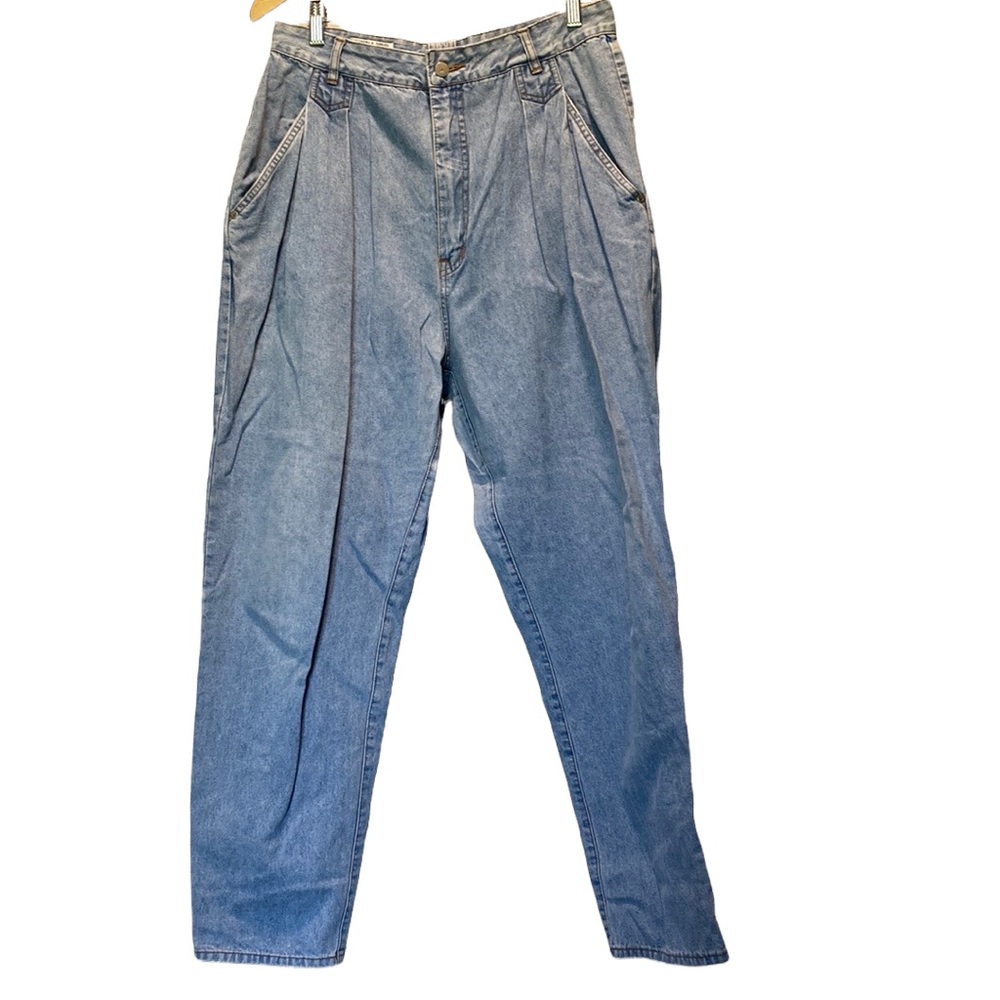 Vintage American Royal By Gloria Vanderbilt High Waist Blue Denim Jeans Size 16